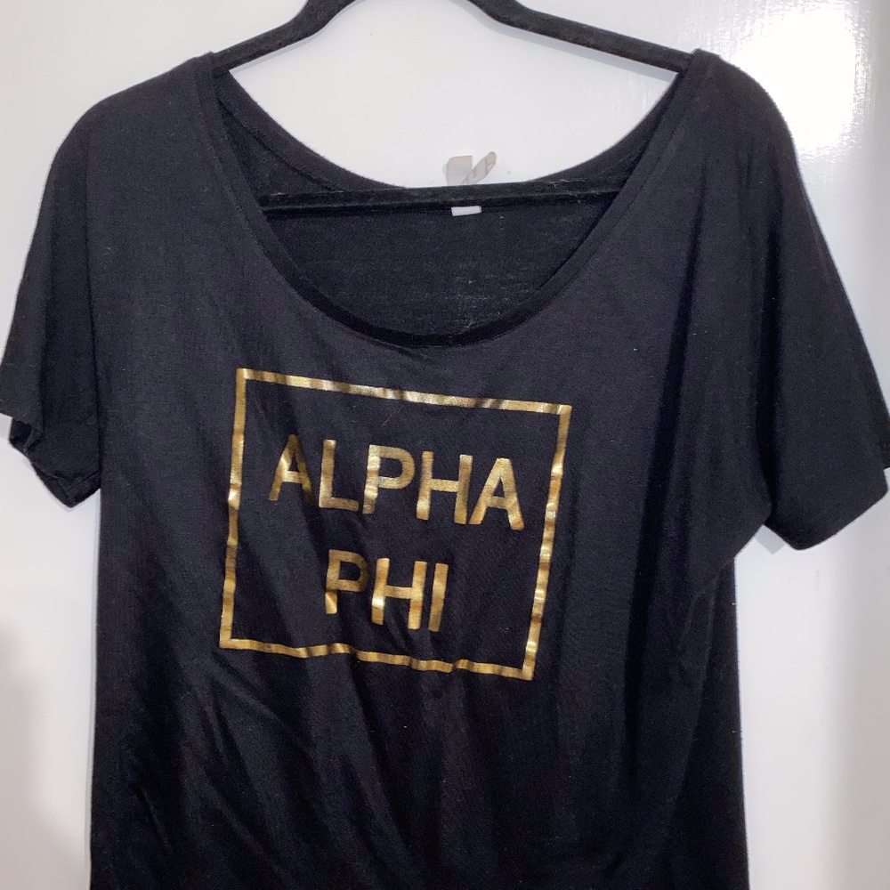 Alpha Phi Slouchy Tee